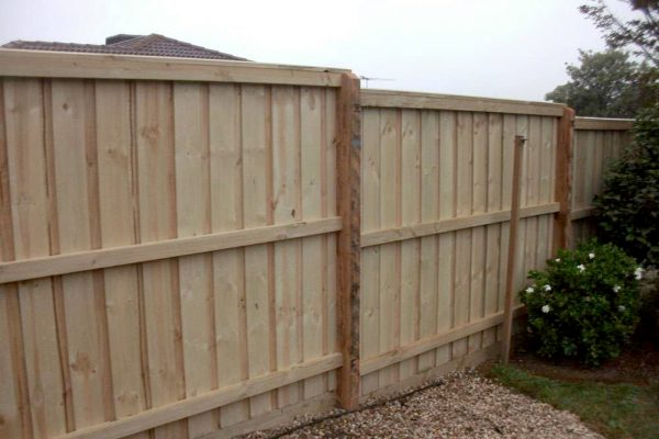 Palings Fence with Protective Capping